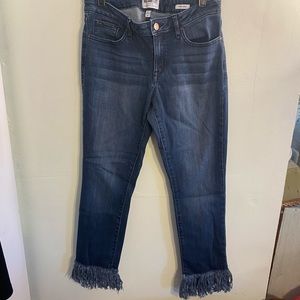 •William Rast• Fringe Hem Skinny Jeans